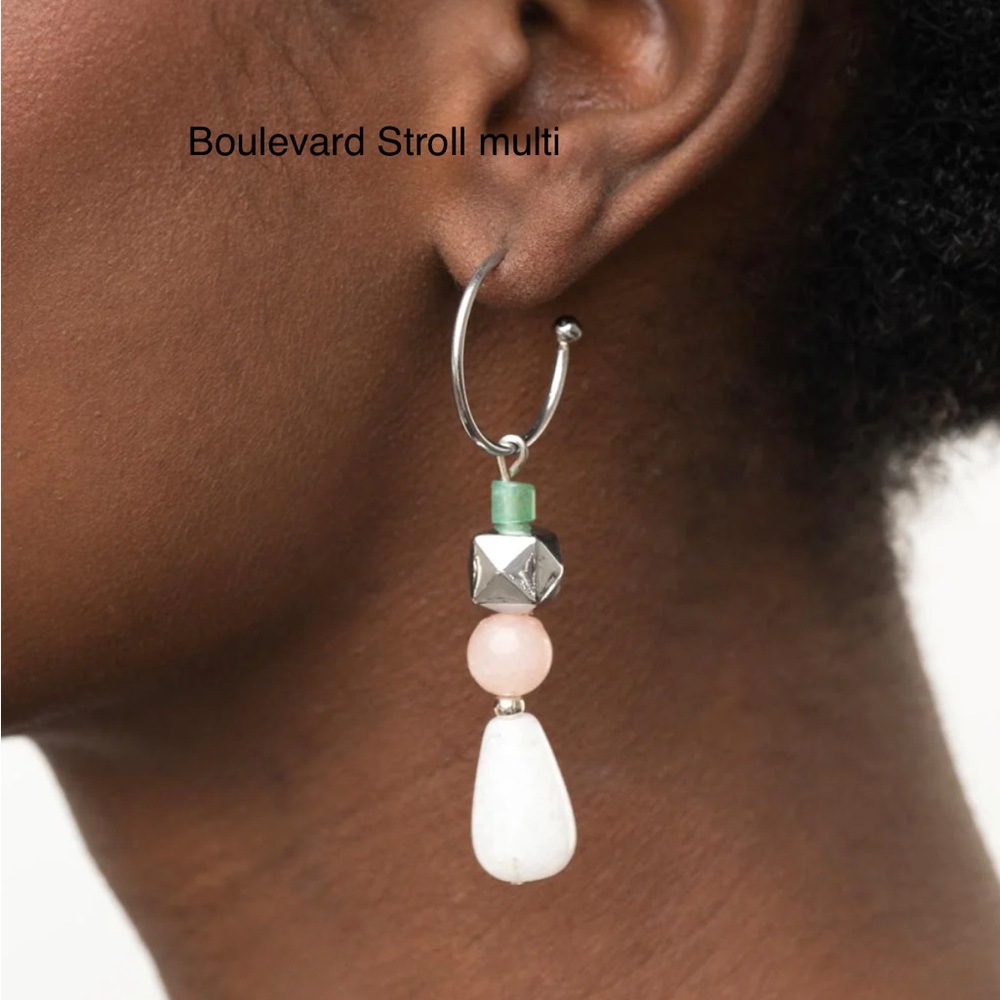 New in package Paparazzi multi stones drop earrings